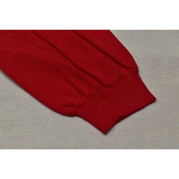 Chico's Red Rayon Nylon Blend Long Sleeve Sweater Size 3 - Picture 7 of 8